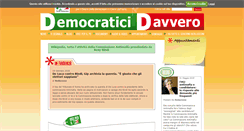 Desktop Screenshot of democraticidavvero.it